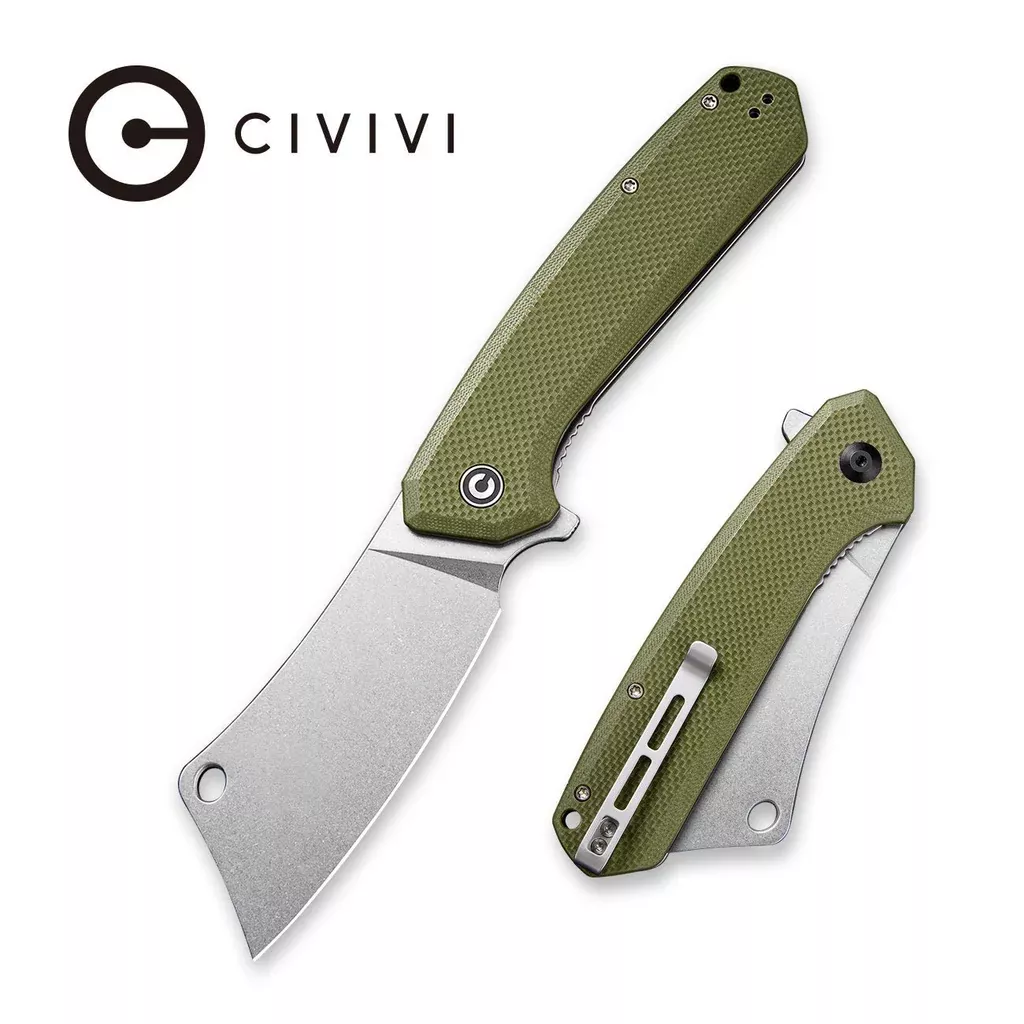 CIVIVI Mastodon Flipper Knife G10 Handle (3.83″ 9Cr18MoV Blade) C2012A