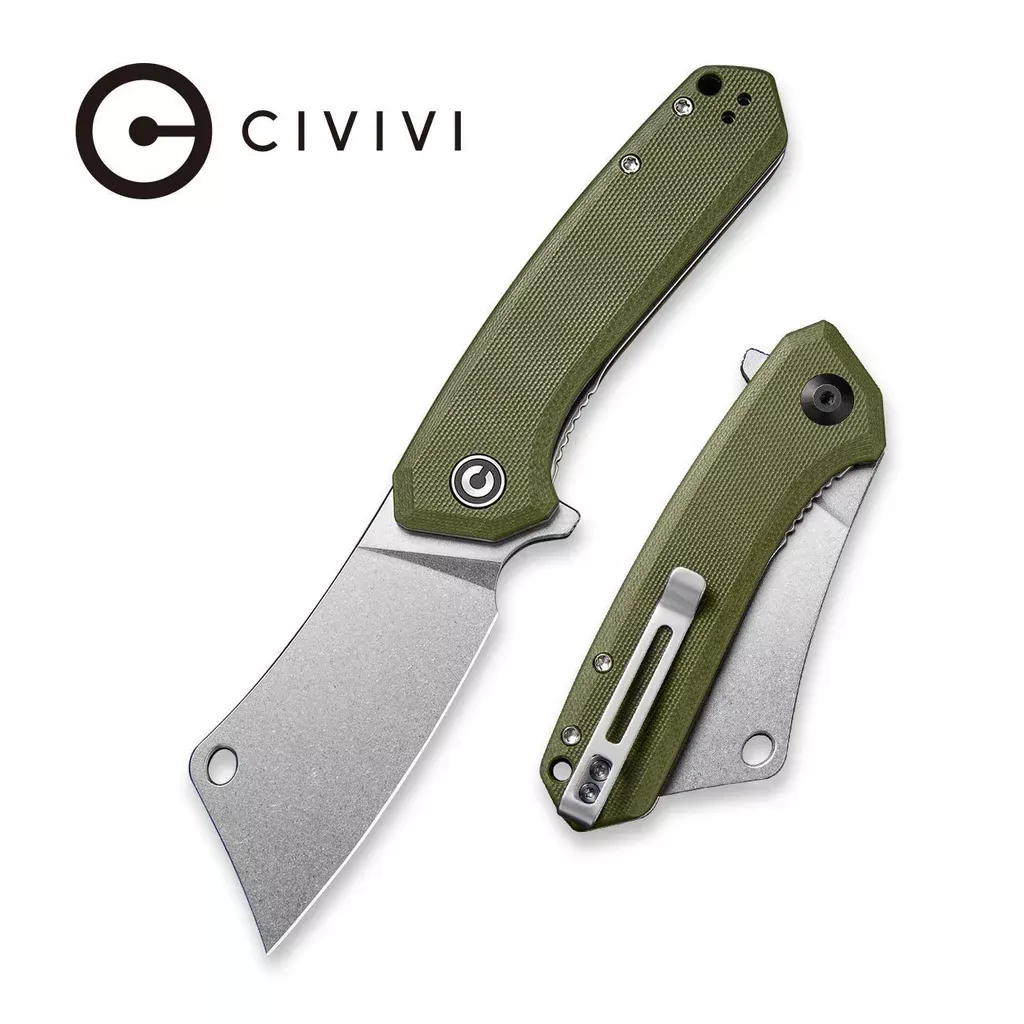 CIVIVI Mini Mastodon Flipper Knife G10 Handle (2.97″ 9Cr18MoV Blade) C2011A