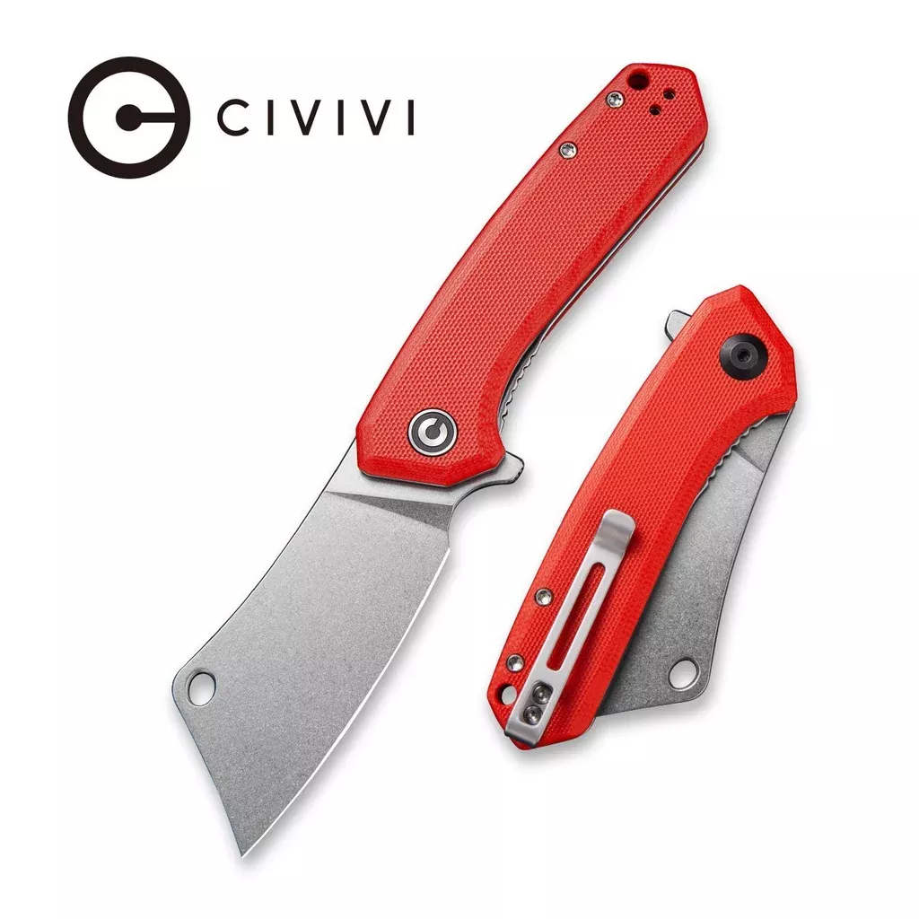 CIVIVI Mini Mastodon Flipper Knife G10 Handle (2.97″ 9Cr18MoV Blade) C2011B