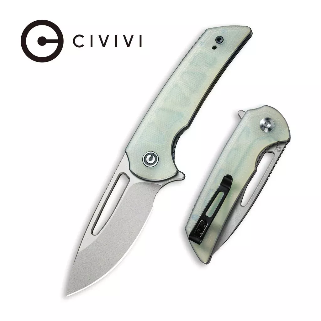 CIVIVI Odium Flipper & Thumb Hole Knife G10 Handle (2.65″ D2 Blade) C2010F