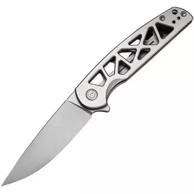 Civivi Perf Gray Skeletonized Nitro V Framelock Knife