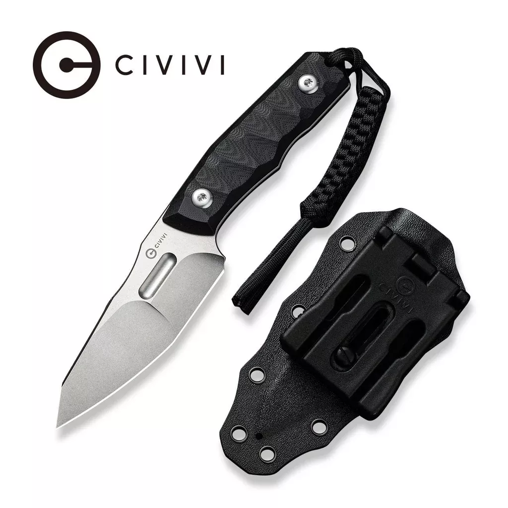 CIVIVI Propugnator Fixed Blade Knife G10 Handle (4.15″ D2 Blade) C23002-1