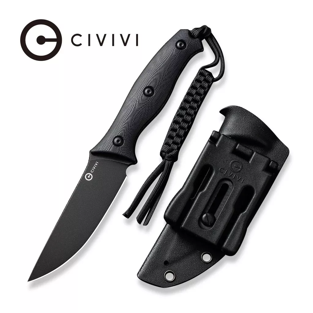 CIVIVI Stormridge Fixed Blade Knife G10 Handle (3.92″ Nitro-V Blade) C23041-1