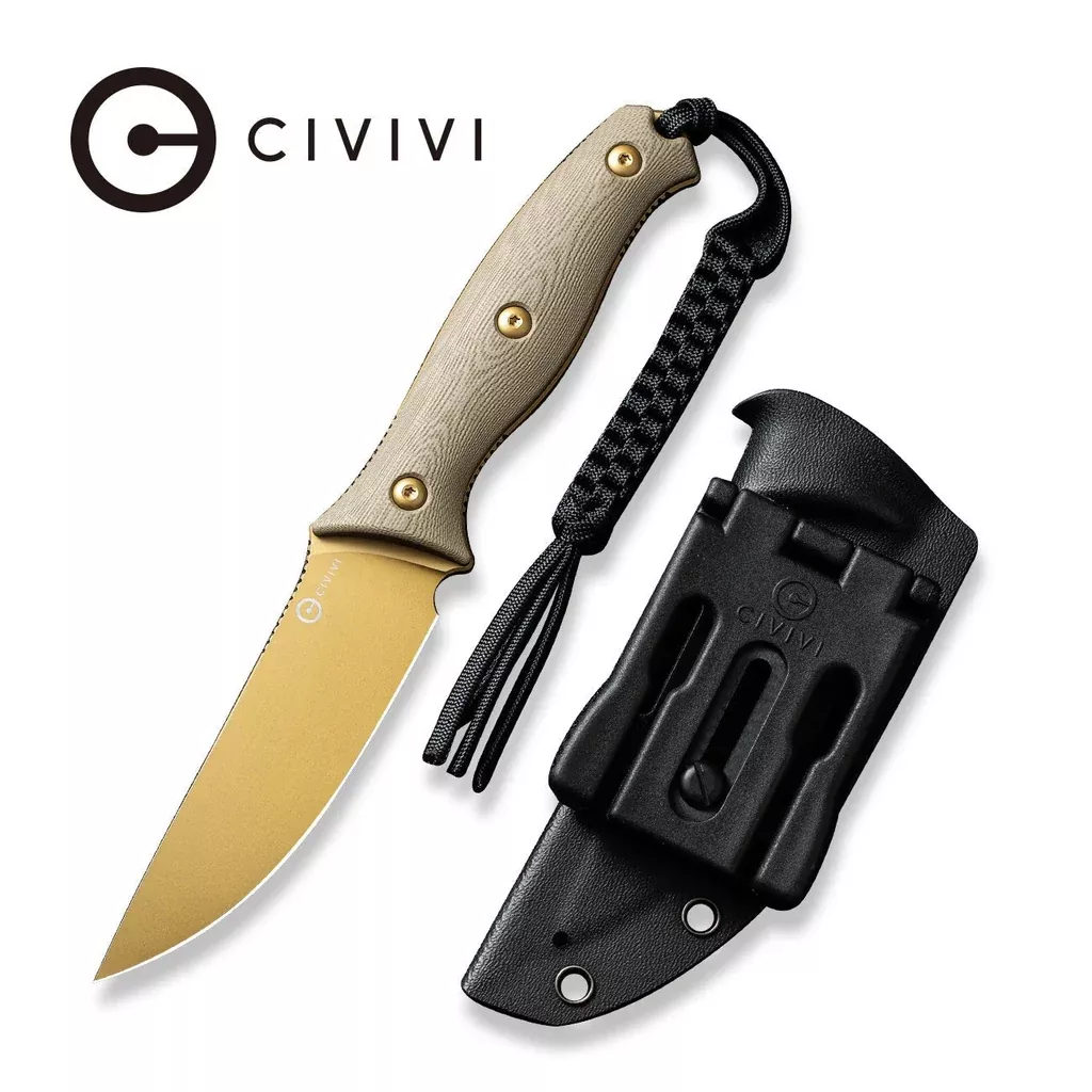 CIVIVI Stormridge Fixed Blade Knife G10 Handle (3.92″ Nitro-V Blade) C23041-2