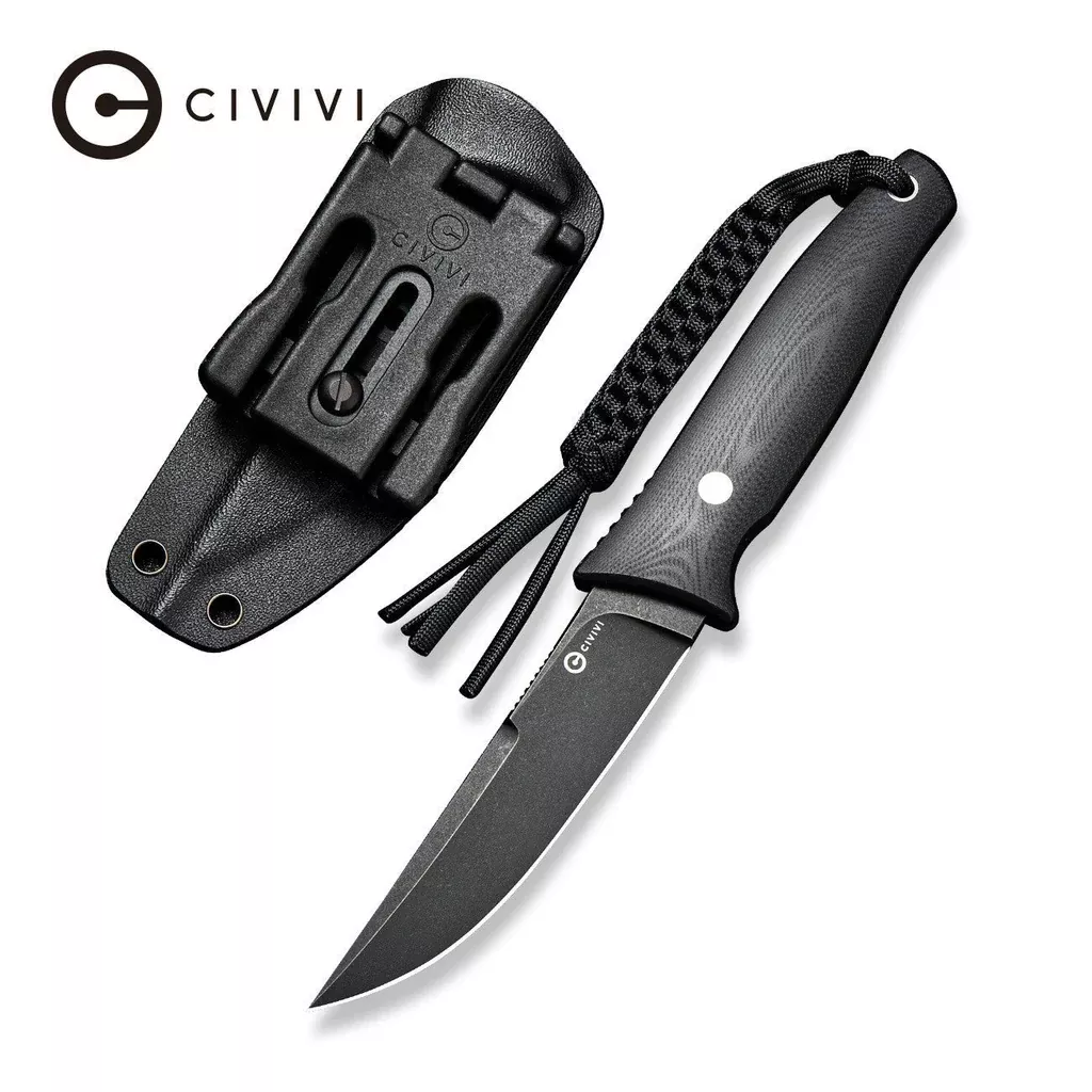CIVIVI Tamashii Fixed Blade Knife G10 Handle (4.07″ D2 Blade) C19046-3