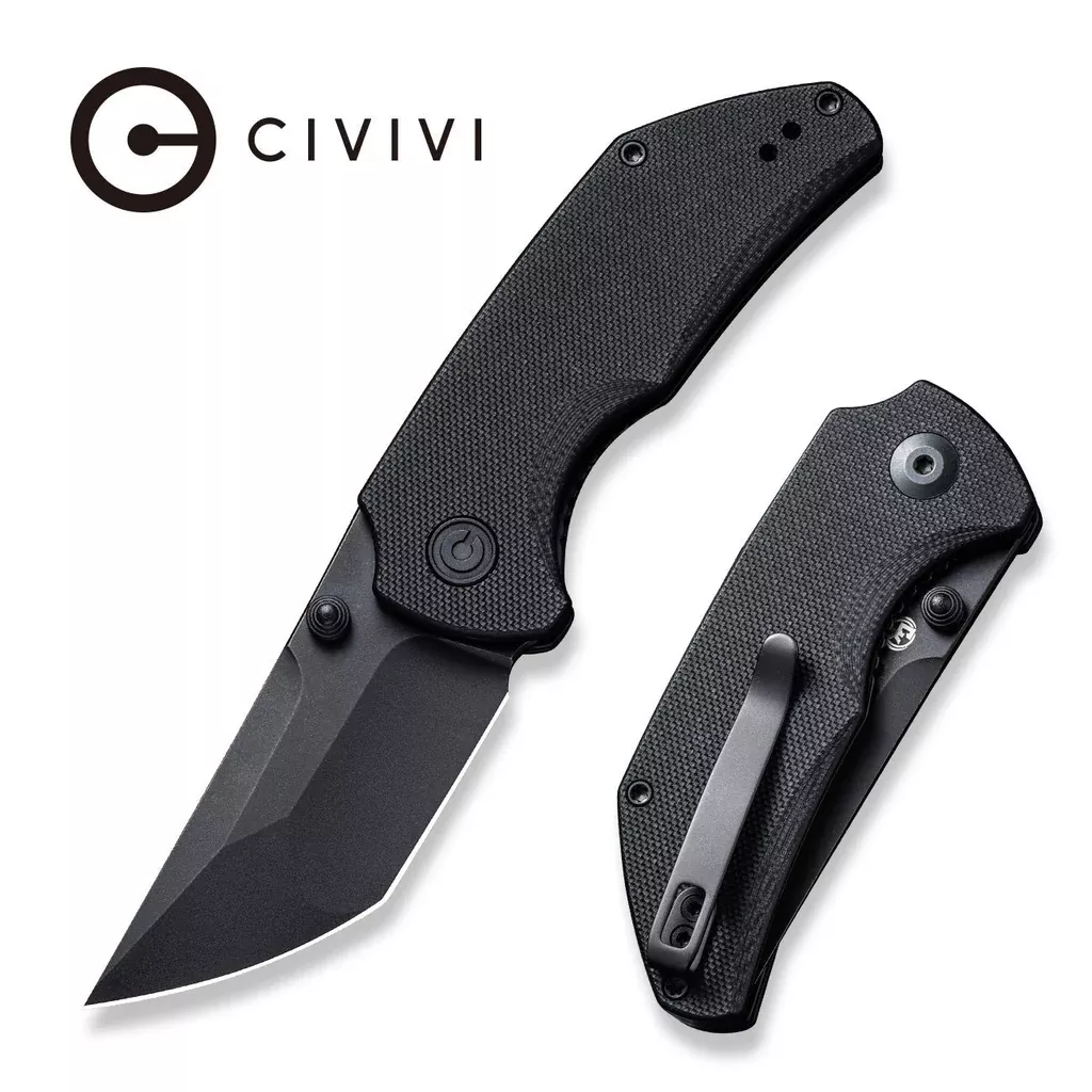 CIVIVI Thug 2 Thumb Stud Knife G10 Handle (2.69″ Nitro-V Blade) C20028C-1