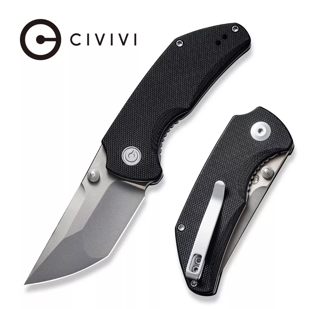 CIVIVI Thug 2 Thumb Stud Knife G10 Handle (2.69″ Nitro-V Blade) C20028C-2