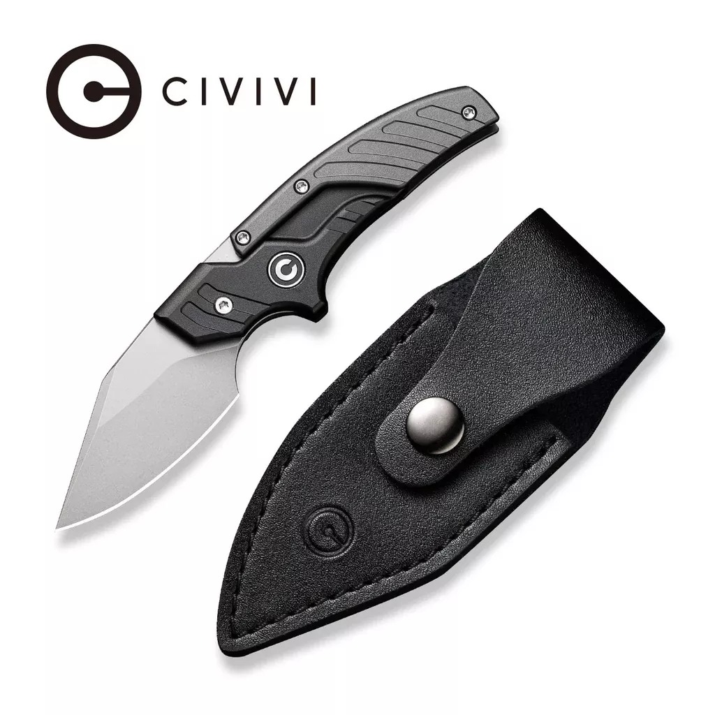 CIVIVI Typhoeus Adjustable Fixed Blade Knife Aluminum Handle (2.27″ 14C28N Blade) C21036-3