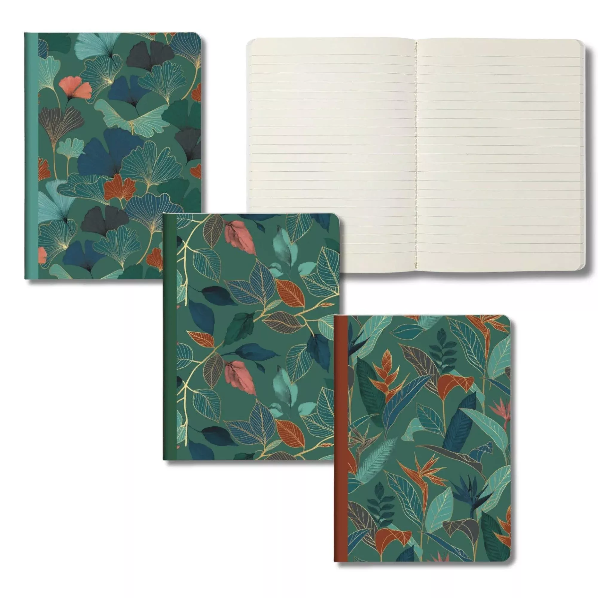 Clairefontaine GaiaGinkgo Notebooks - Set of 3
