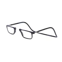 CliC Magnetic Reading Glasses - Original Long - Black - +1.75
