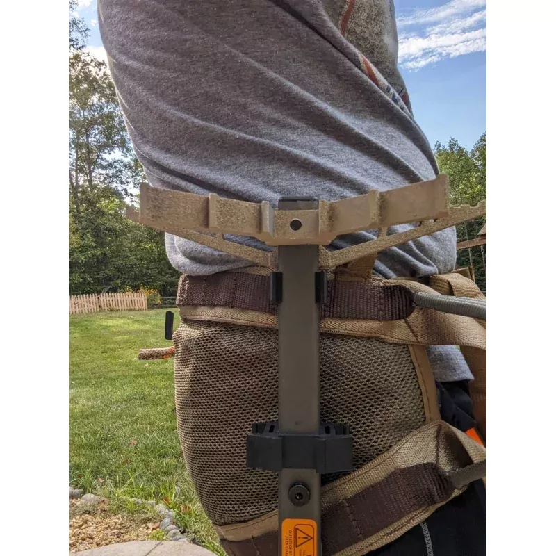 Climbing Stick Caddy for 1" Square Tubing for Saddle Hunting