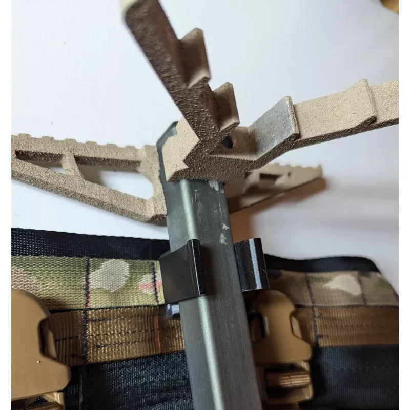 Climbing Stick Molle Caddy for 1" Square Tubing for Saddle Hunting