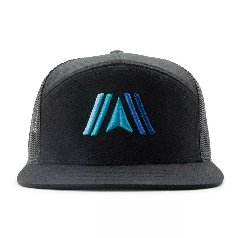 Clouds Icon 7-Panel Trucker Hat