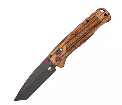 CobraTec Bar Lock Zebra Wood Tanto