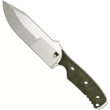 Cobratec Recondo Fixed Blade Knife Fixed Blade Od Green/satin Stonewash