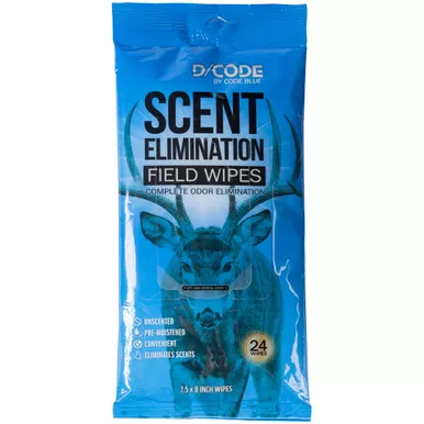 Code Blue D-code Odor Eliminator Field Wipes