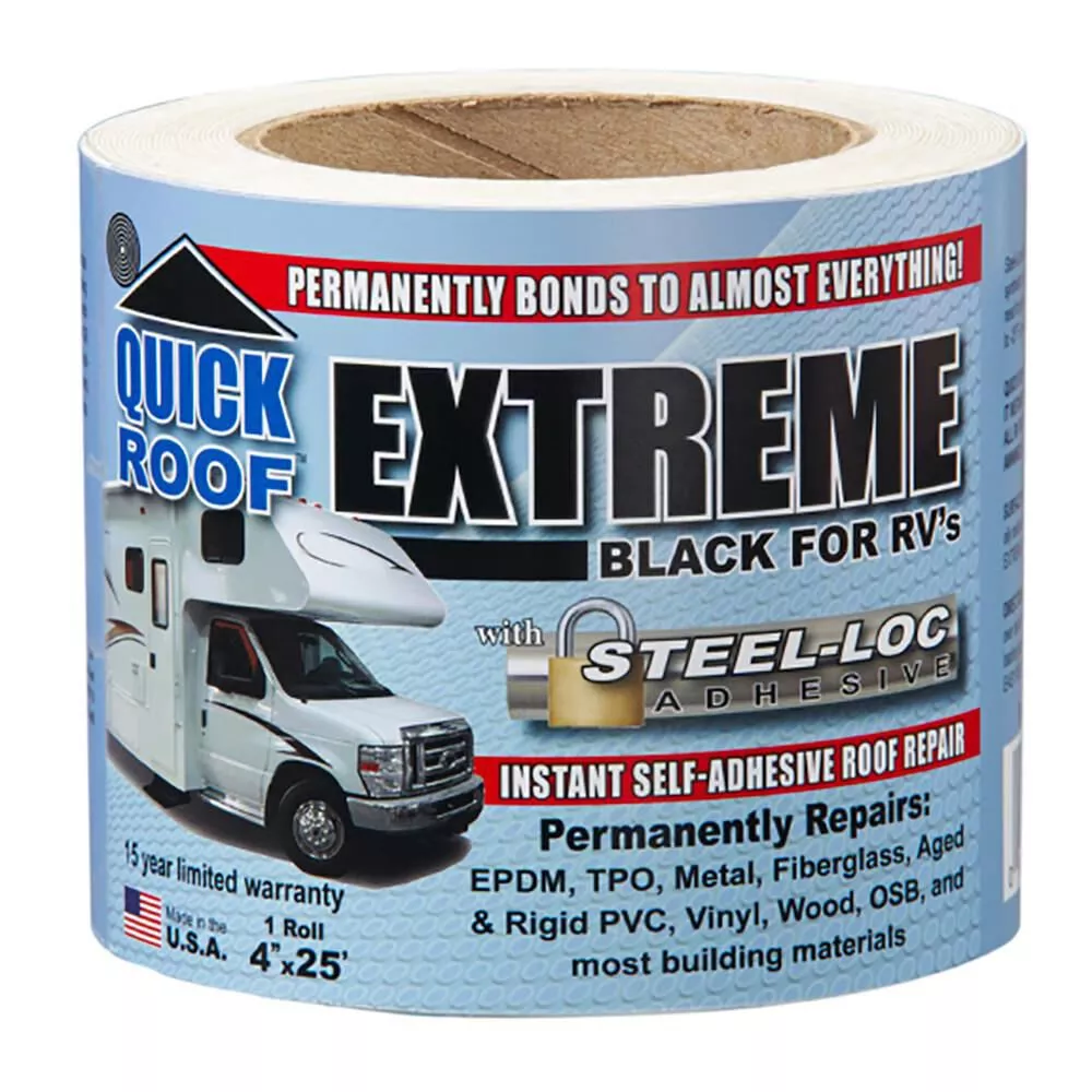 Cofair Quick Roof Extreme 4" x 25', Black