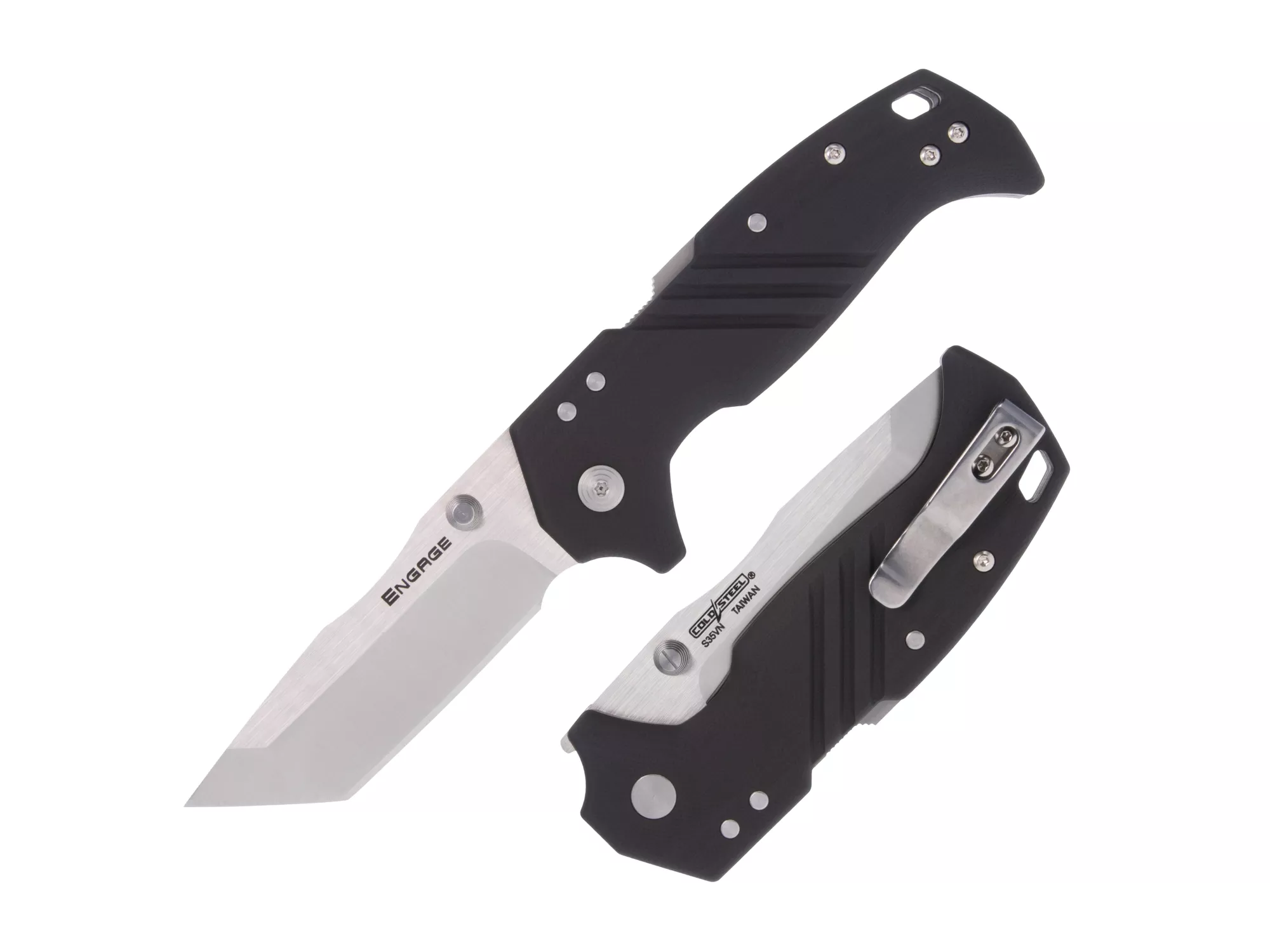 Cold Steel Engage Tanto Point 3.5" (S35VN), Ambidextrous, Manual
