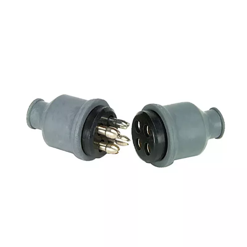 Cole Hersee 4 Pole PlugSocket Connector w/Rubber Cap