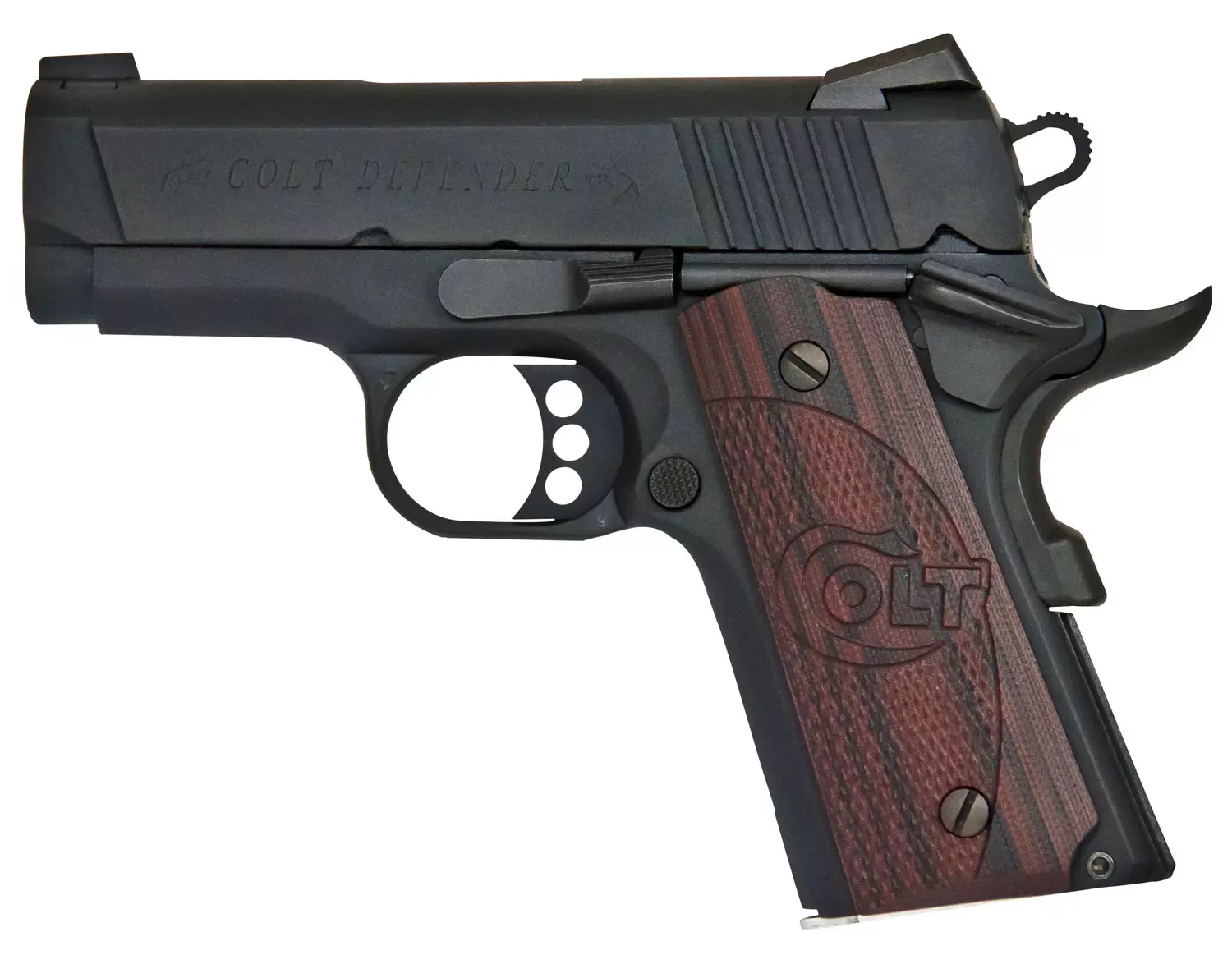 Colt Mfg Defender Compact Pistol 45 ACP 7+1 3" Black Steel Barrel, Ambidextrous O7800XE