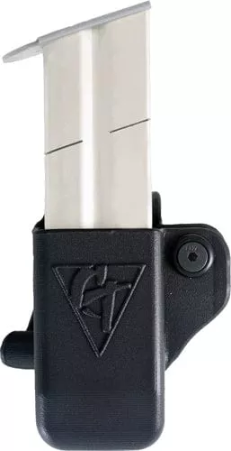 Comp-tac Single Mag Pouch Belt – Clip Lsc #11 Black