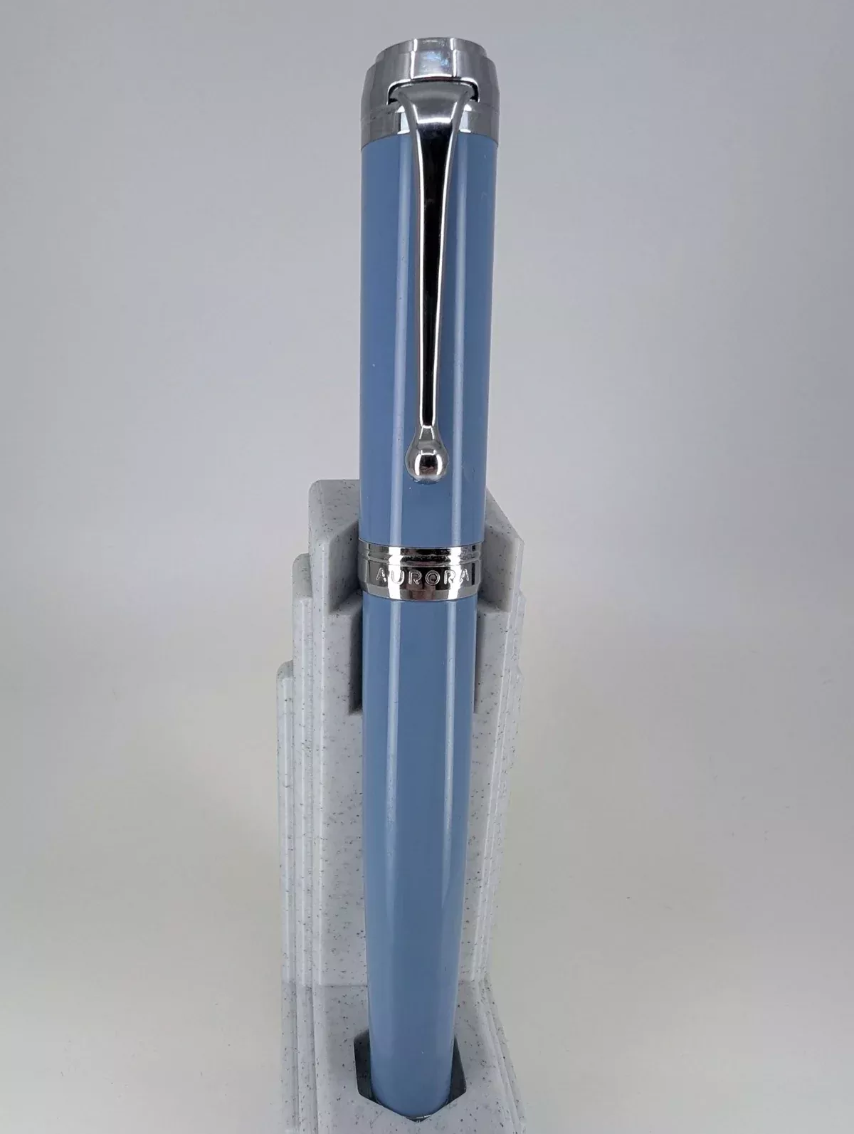 *Consignment* Aurora Talentum Light Blue Fountain Pen 14k Gold Medium Nib