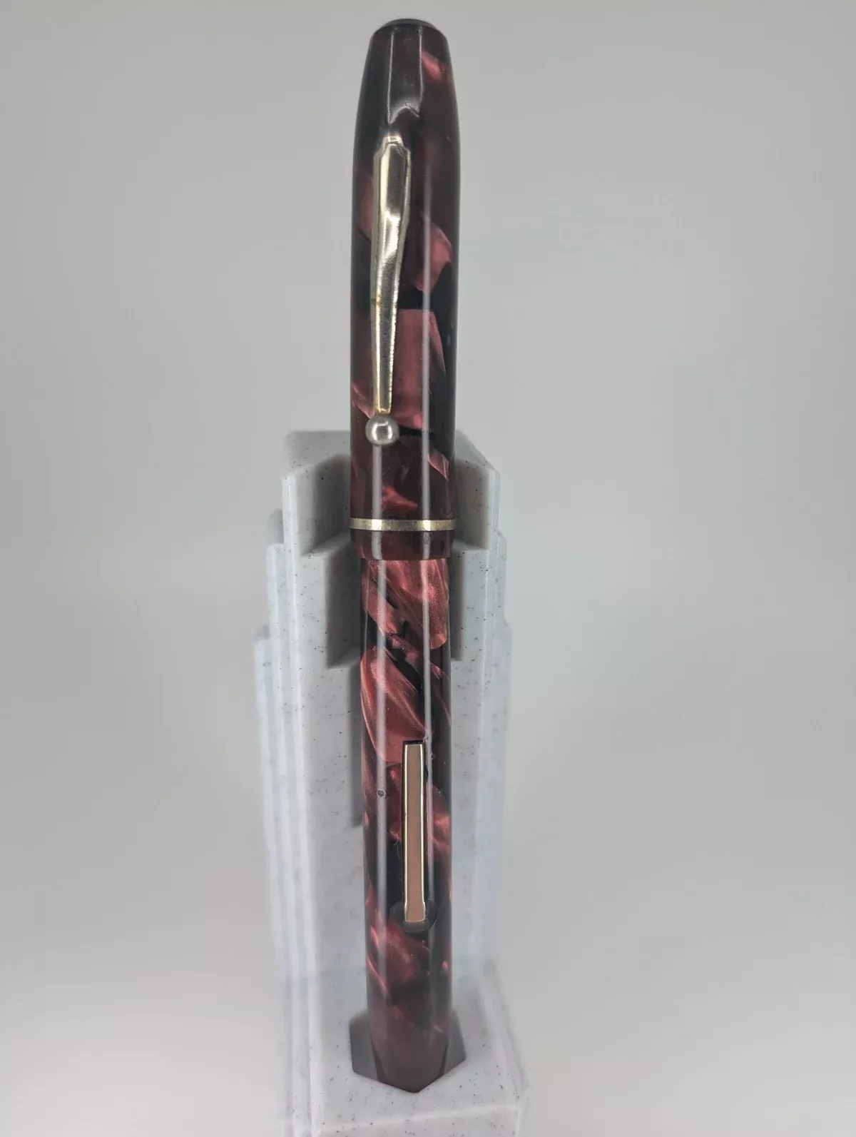 *Consignment* Belmont Non-Breakable “The Rexall Store” Vintage Fountain Pen 14k Gold Fine Nib
