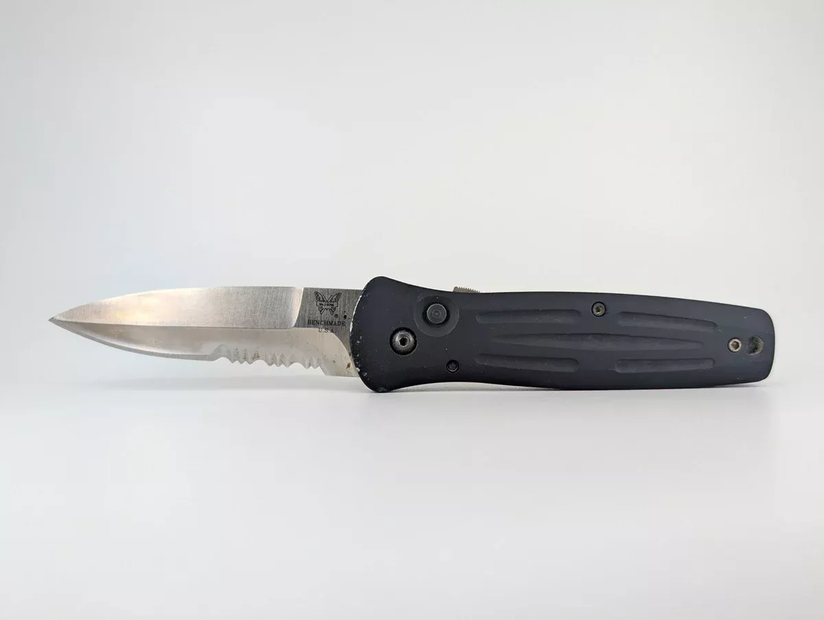 *Consignment* Benchmade / Mel Pardue Black Auto Folding Knife