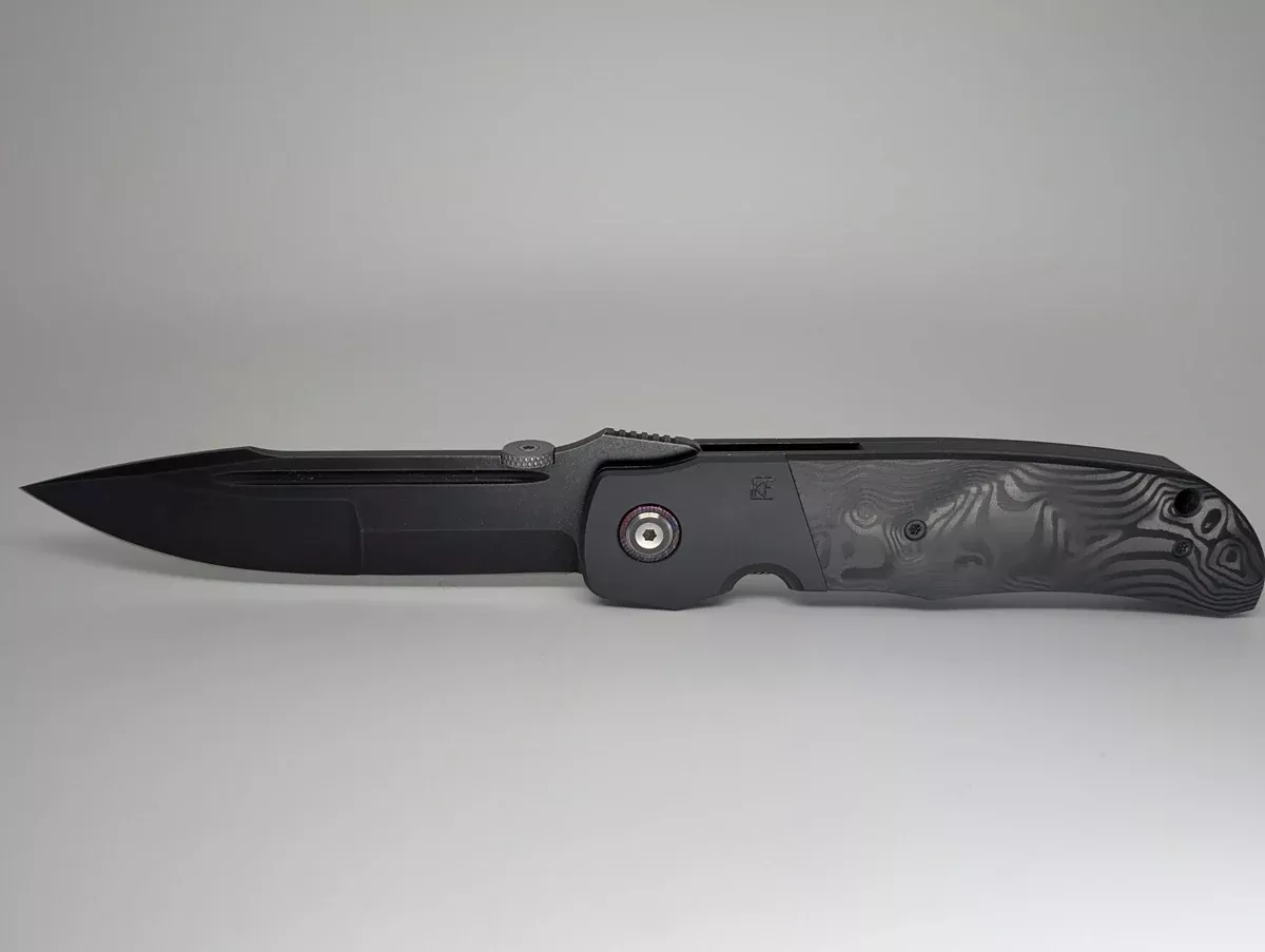*Consignment* Custom Knife Factory Eagle Rock Bob Terzuola Linerlock Folding Knife