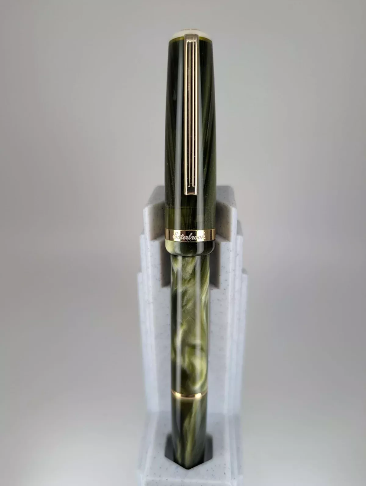 *Consignment* Esterbrook Palm Green JR Fountain Pen Steel Fine Nib