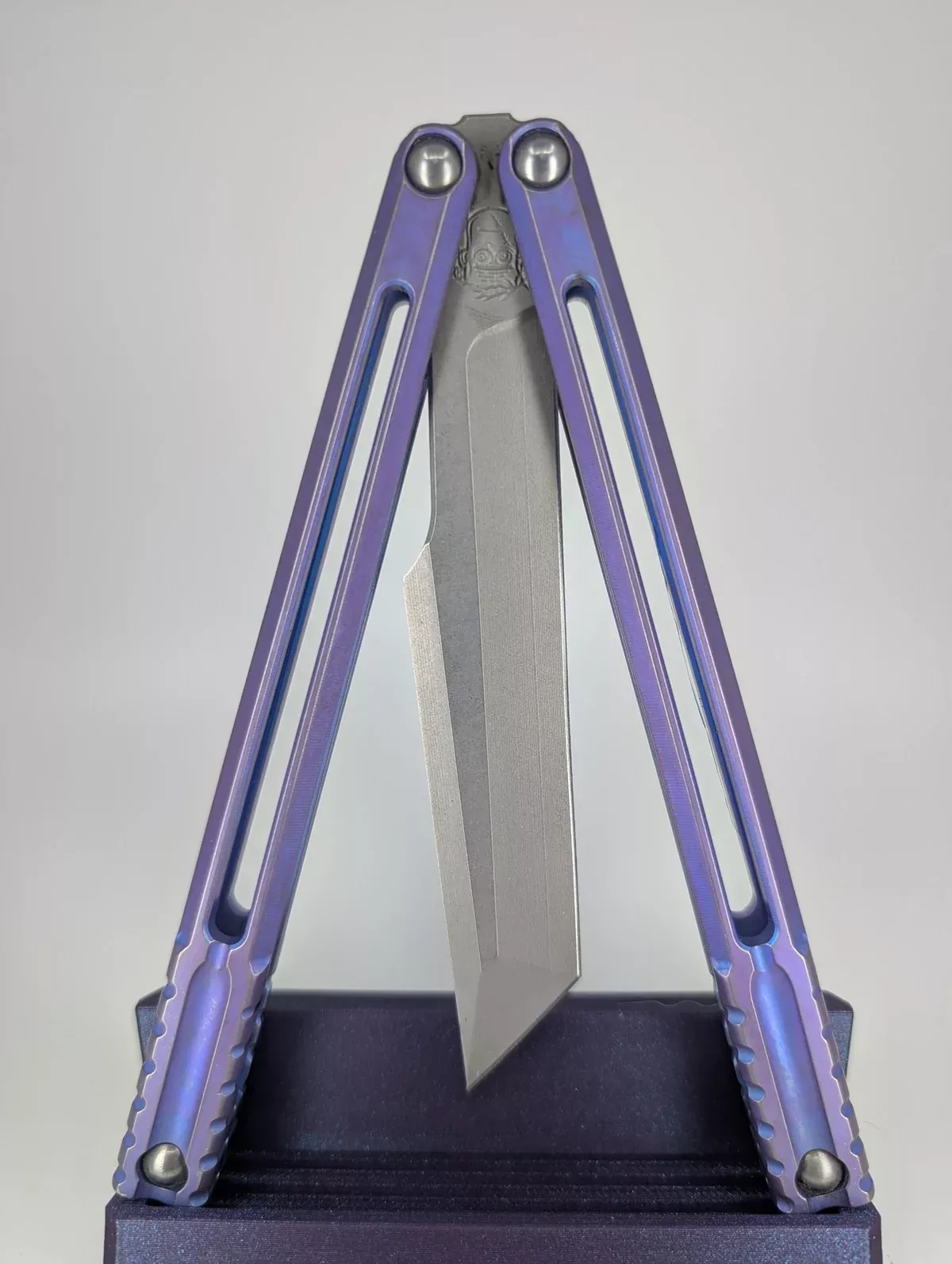*Consignment* Franklinforge Voltaic Purple Life Blade Balisong