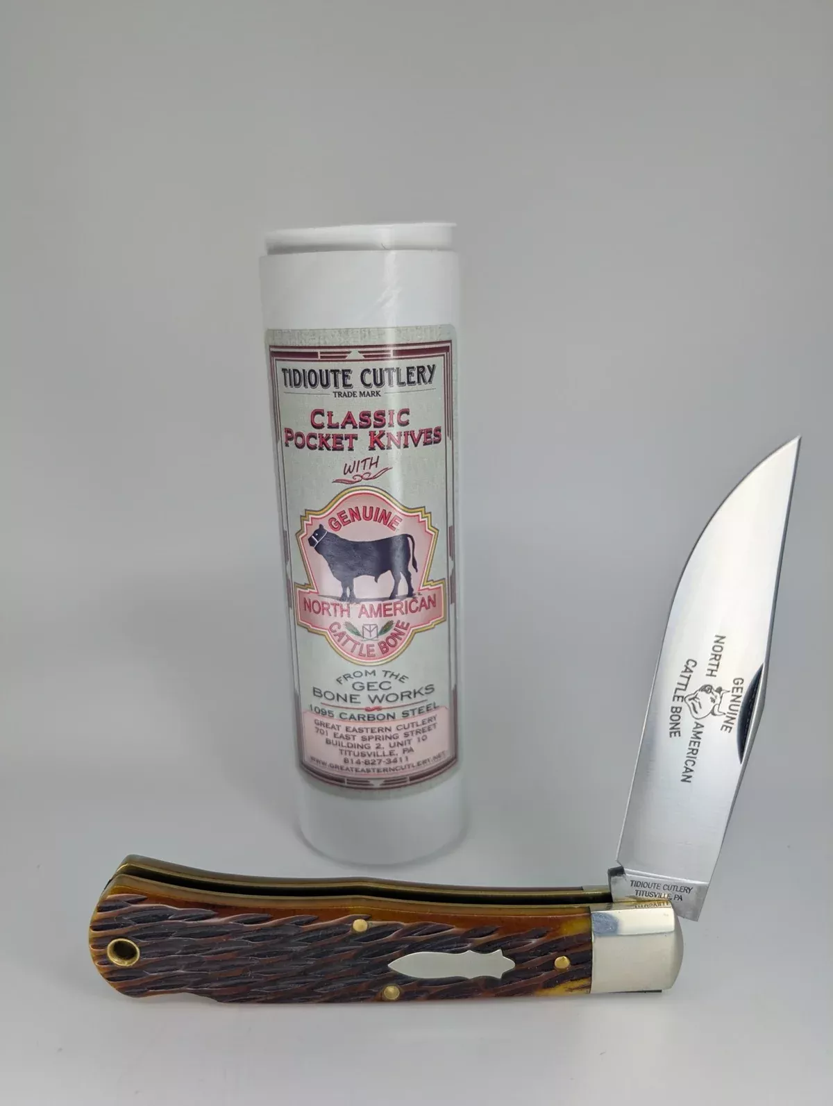 *Consignment* Great Eastern Cutlery 44 Buffalo Jack Jigged Bone Backlock Knife