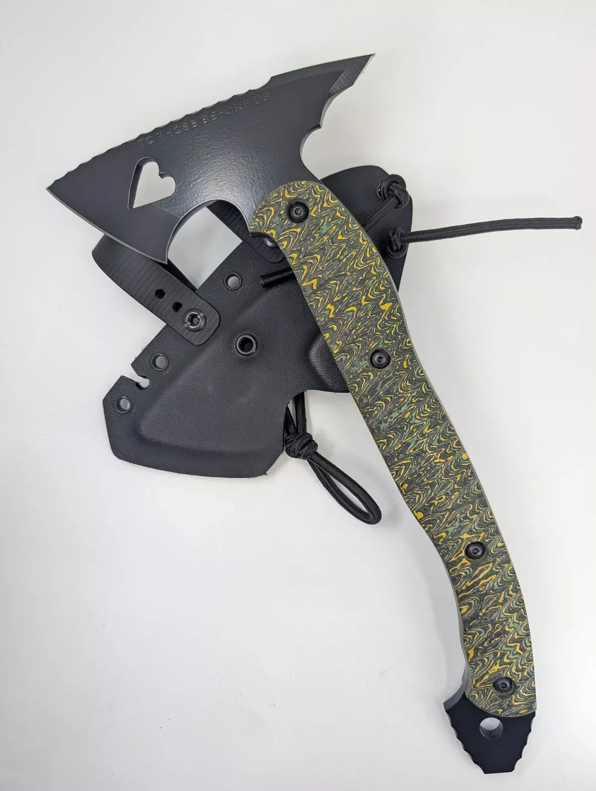 *Consignment* Half Face Blades Bleeding Heart Hawk S35VN Hatchet
