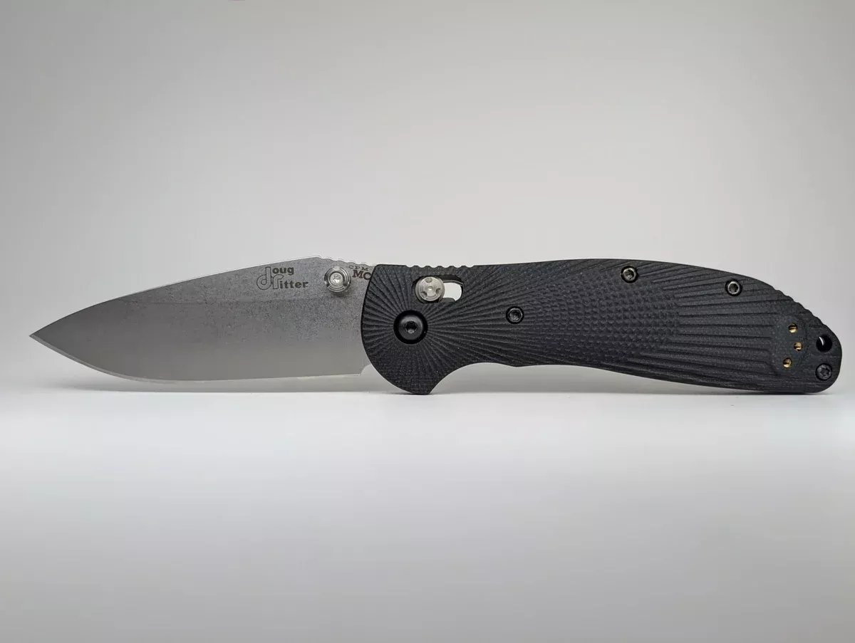 *Consignment* Hogue MK1 Black Crossbar Lock Folding Knife