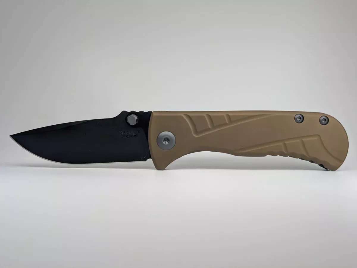 *Consignment* Les George Talos Copper DLC / Magnacut DLC Framelock Folding Knife