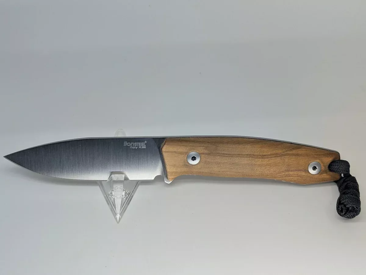 *Consignment* Lionsteel M4 Olive Wood Fixed Blade Knife