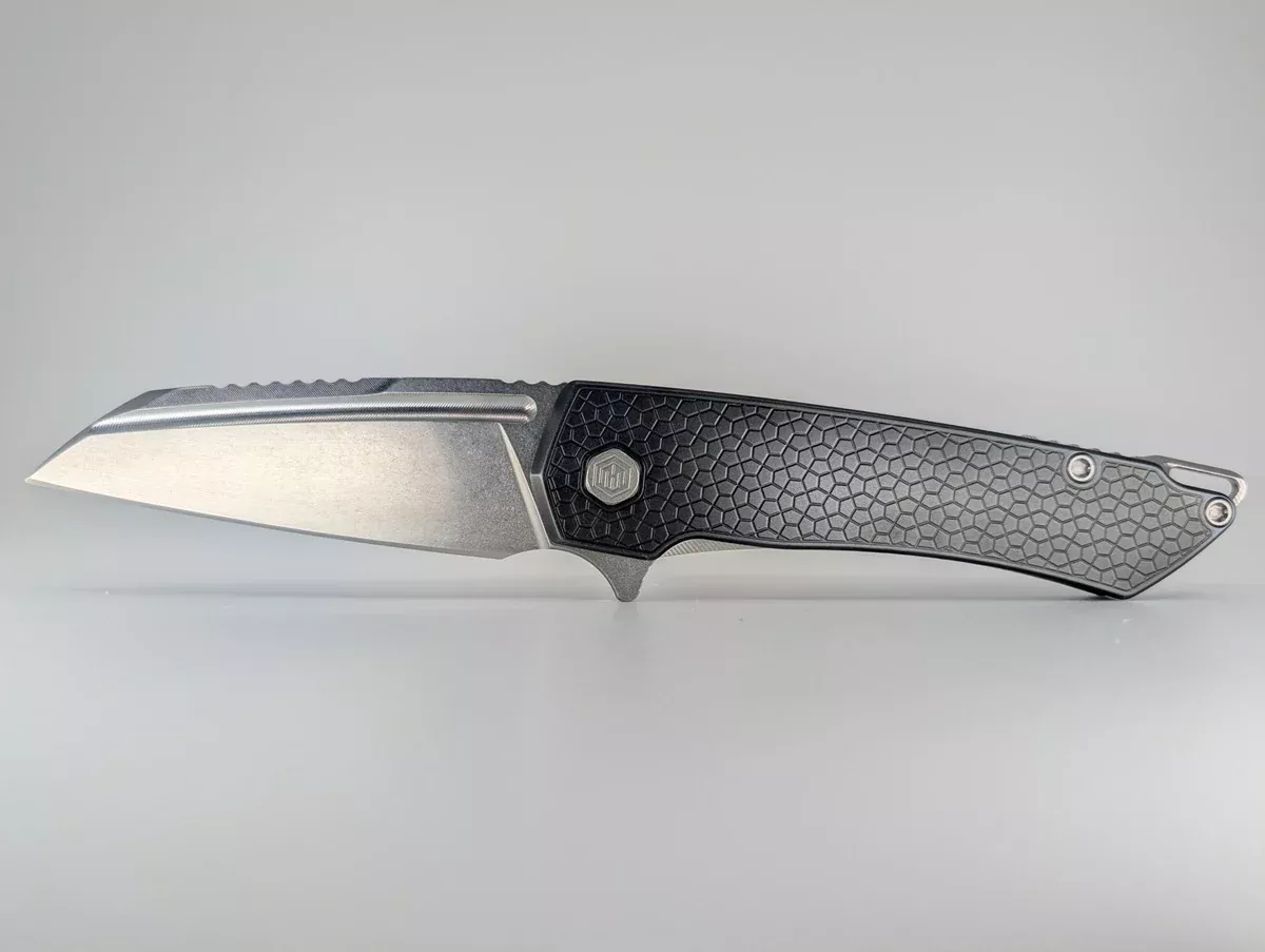 *Consignment* MachineWise Mojave Manganese (CPM S90V | Stonewash | Turtle Handle) Framelock Folding Knife 513 *BLEM*