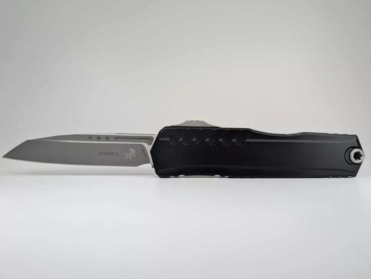 *Consignment* Microtech Cypher II Signature Series Proof Run Apocalyptic Out the Front Knife