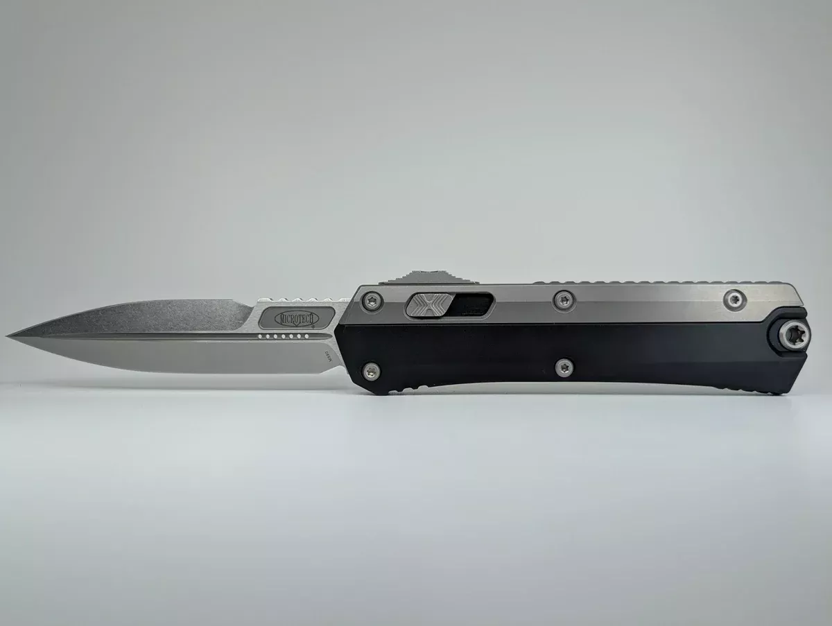 *Consignment* Microtech Glykon Bayonet Stonewash Out the Front Knife