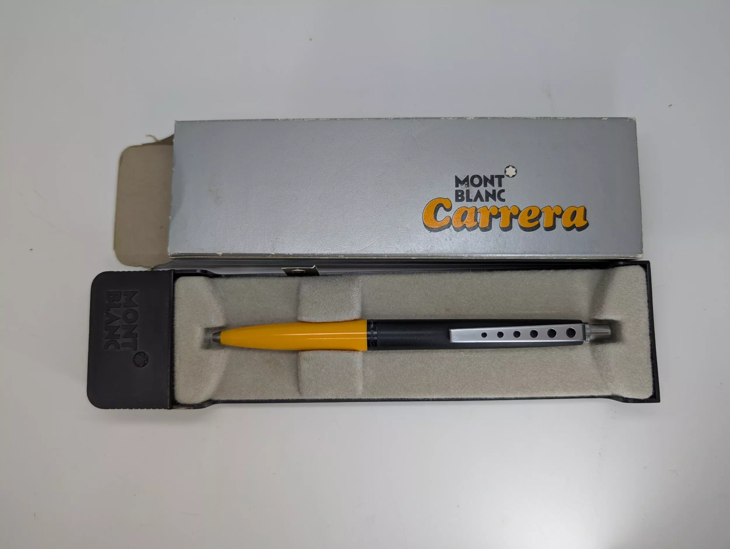 *Consignment* Montblanc Carrera 590 Vintage Orange Ballpoint Pen
