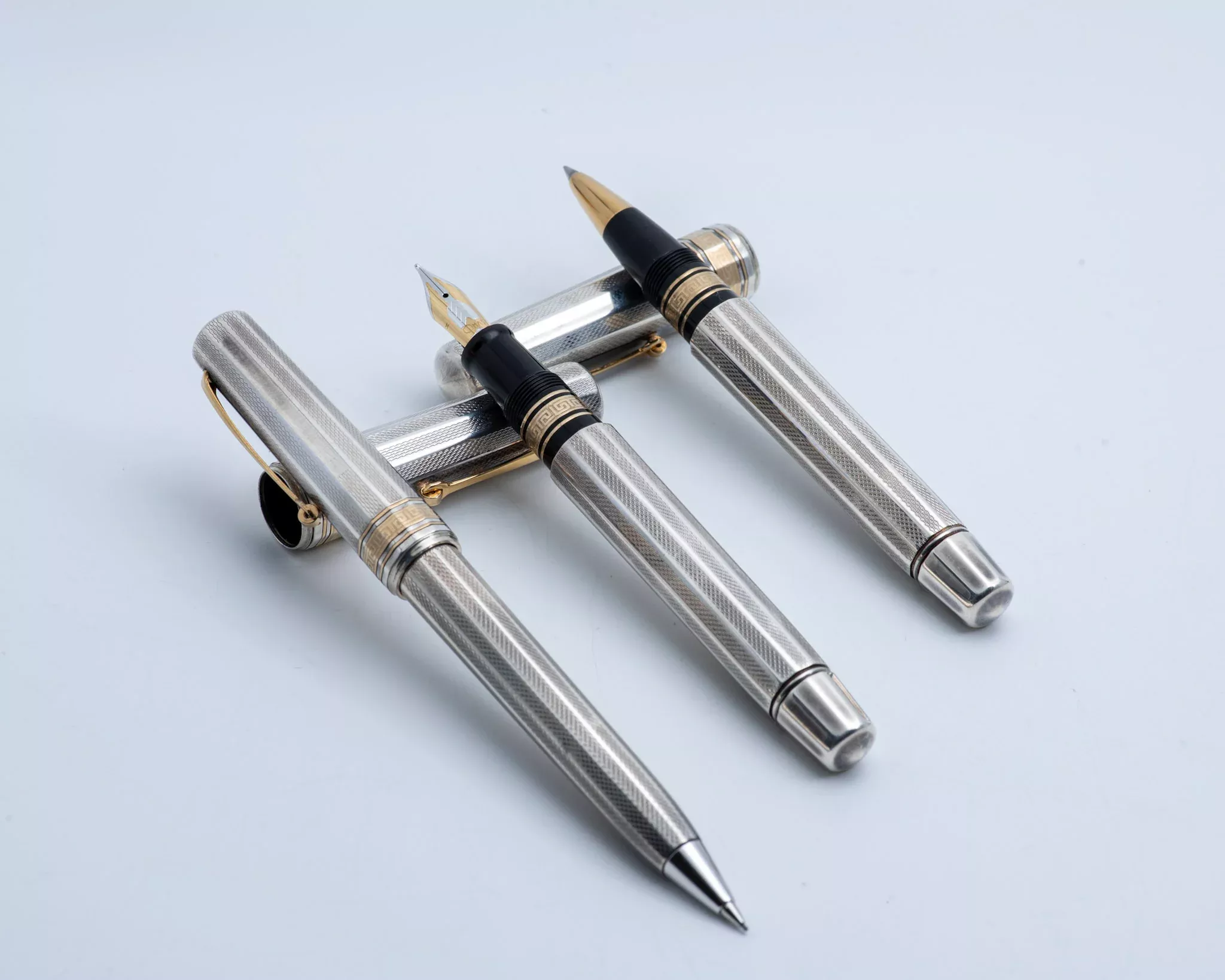 *Consignment* – OMAS Sterling Silver Pen Set – JCK Las Vegas Special Edition
