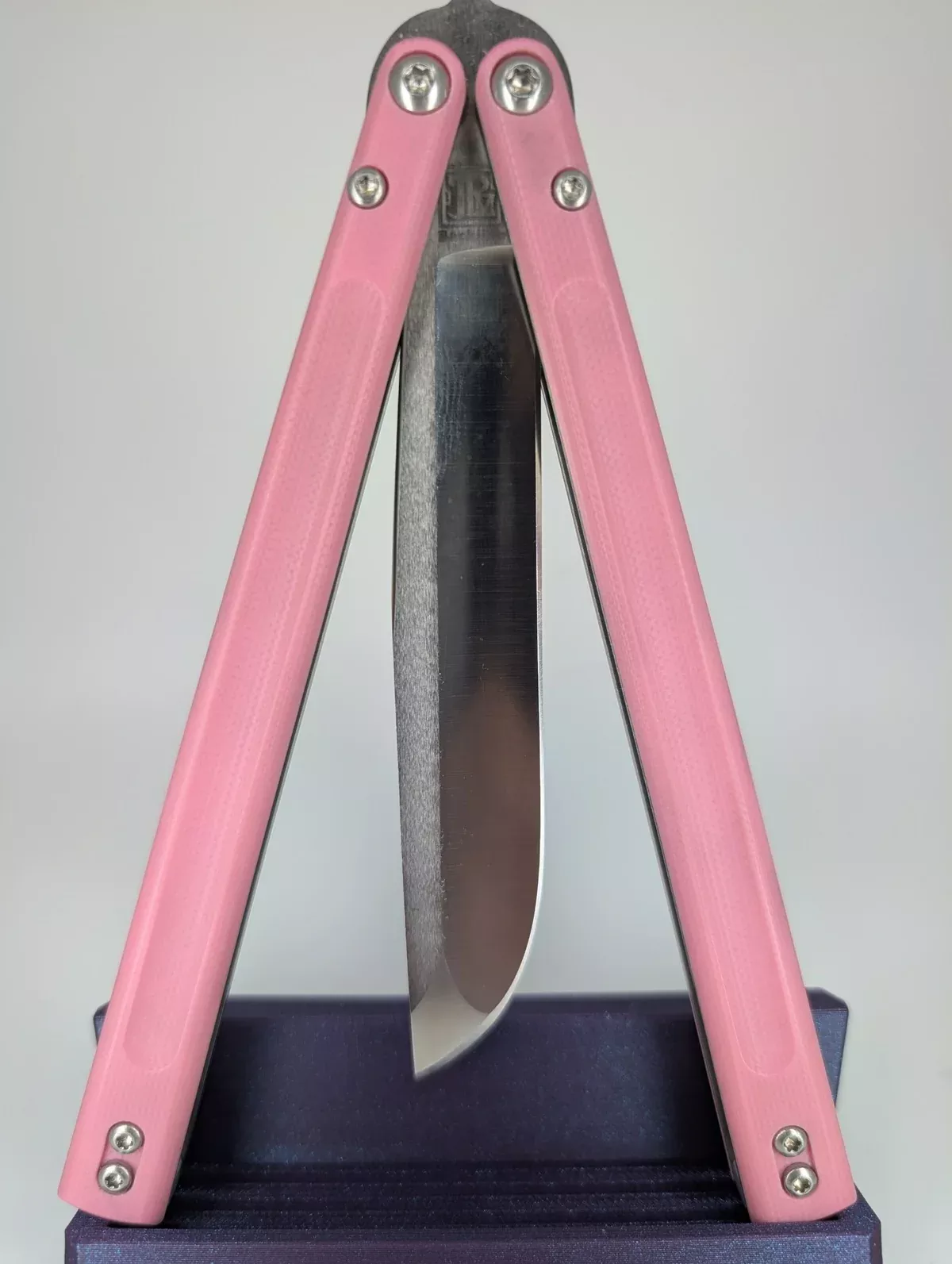 *Consignment* Palethius Designs Backline V3 Pink Live Blade Balisong