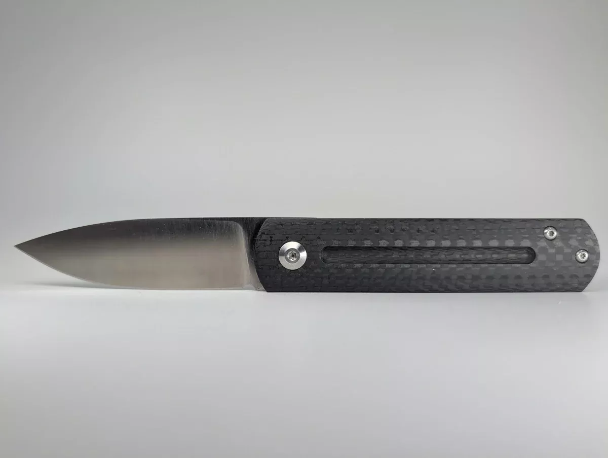 *Consignment* R. Laconico EWC Front Flipper Carbon Fiber Slip Joint Folding Knife