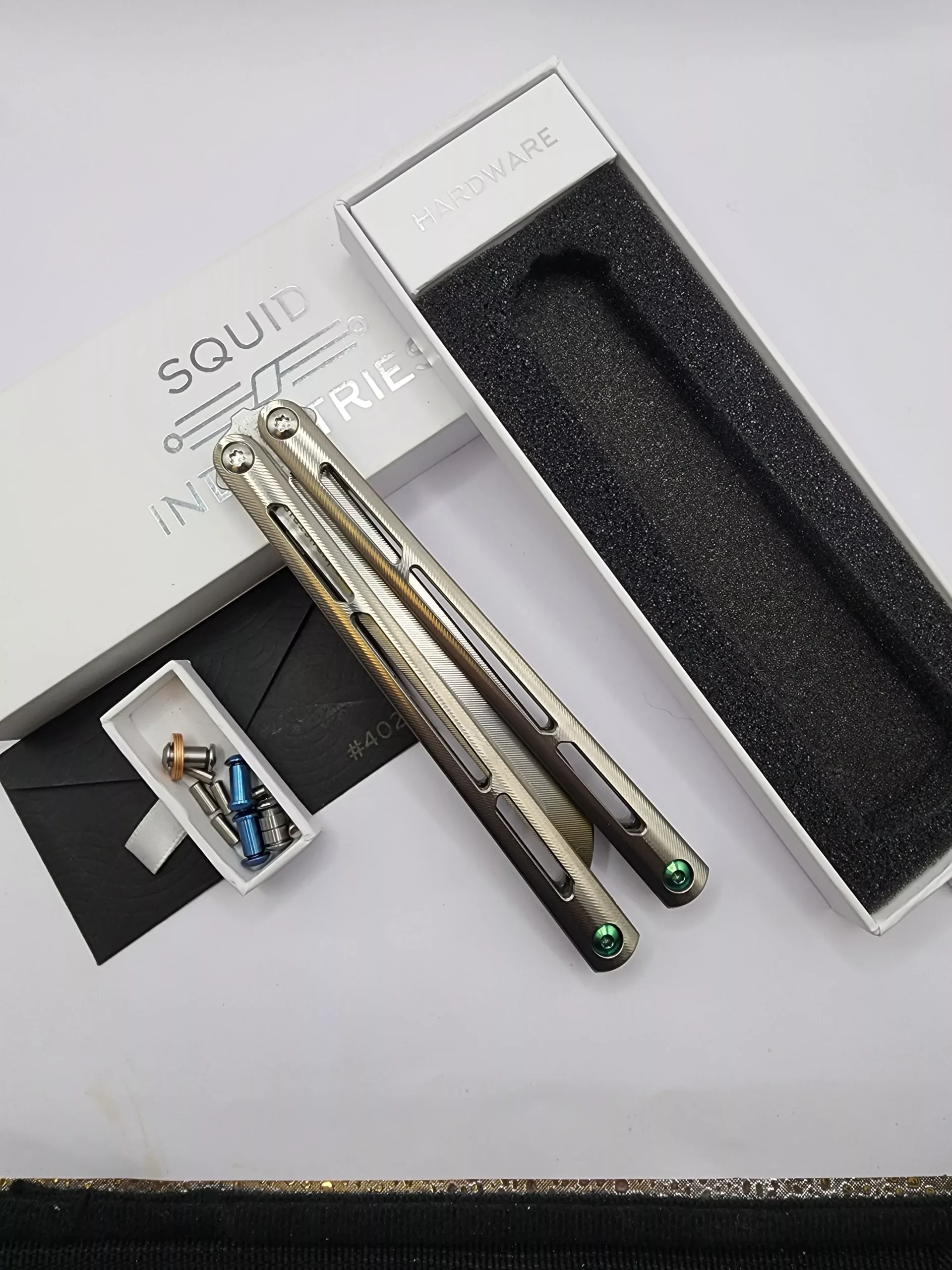 Consignment Squid Industries Tsunami Satin Balisong #402