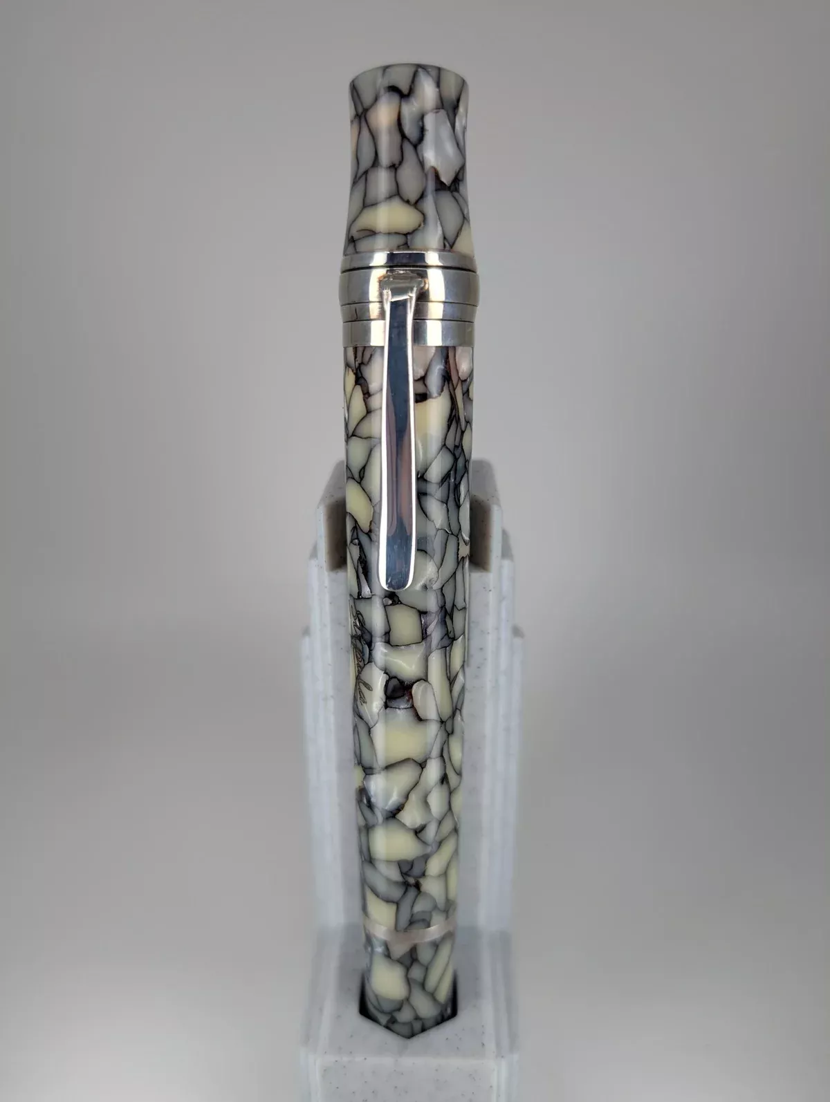 *Consignment* Stipula Leonardo DaVinci Cracked Ice Capless Fountain Pen