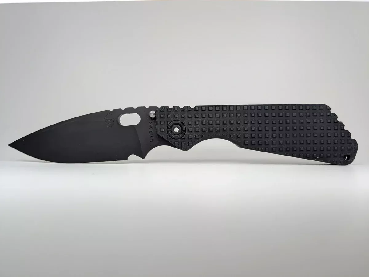 *Consignment* Strider Knives SMF Monkey Edge Aluminum Framelock Folding Knife