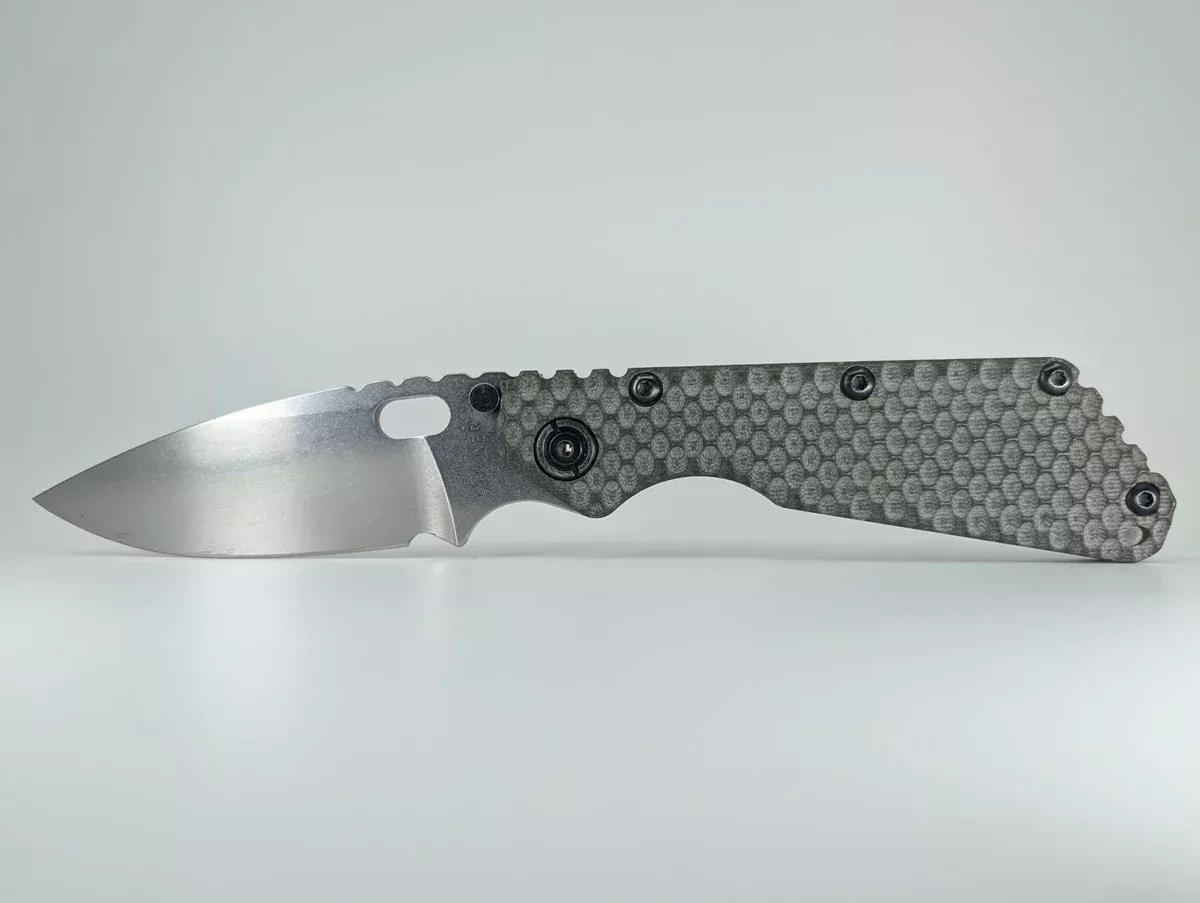 *Consignment* Strider SnG Gunner OD Green / Titanium Framelock Folding Knife