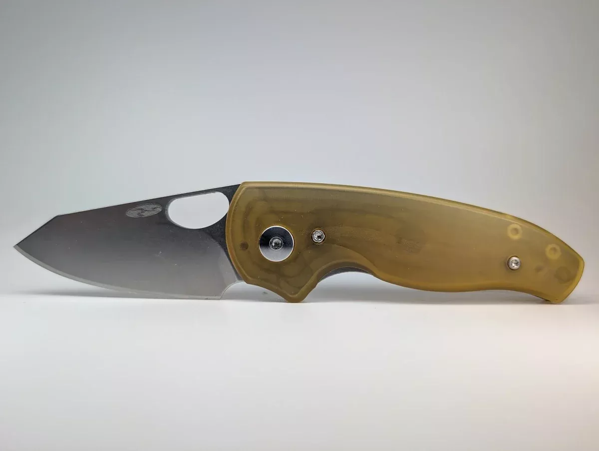 *Consignment* Three Rivers Manufacturing Holier Nerd Ultem Magnacut Linerlock Folding Knife
