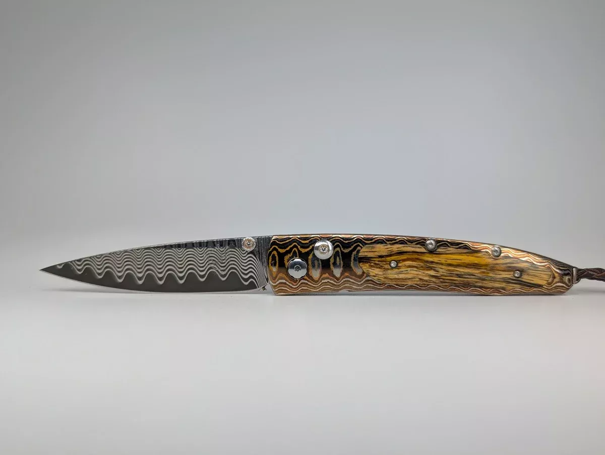*Consignment* William Henry B10-1108 Woodside Buttonlock Folding Knife #44 of 50