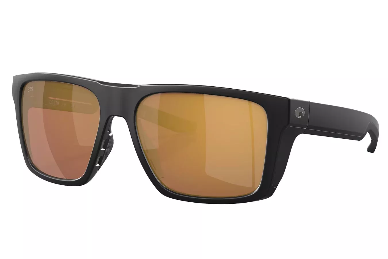 Costa Del Mar  Lido Matte Black Frames with Gold Mirror Lenses